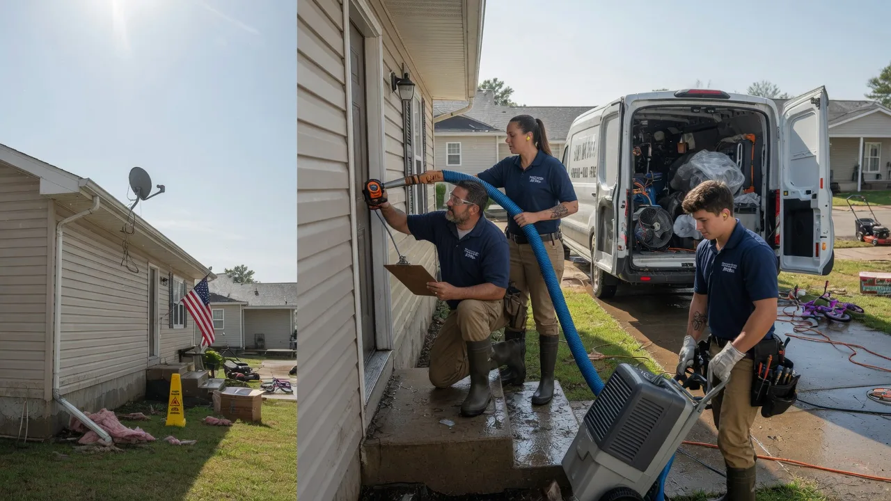 Ceiling Water Damage Restoration in Hazelton, KS near me